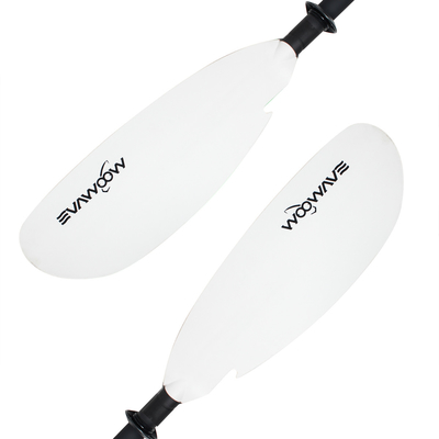Paddle per kayak in alluminio leggero WOOWAVE Remino a 2 pezzi per un'attività di pagaia fluida