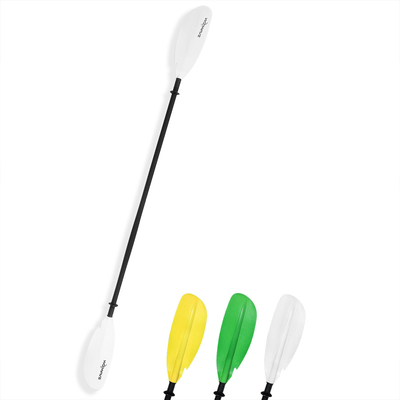 Paddle per kayak in alluminio leggero WOOWAVE Remino a 2 pezzi per un'attività di pagaia fluida