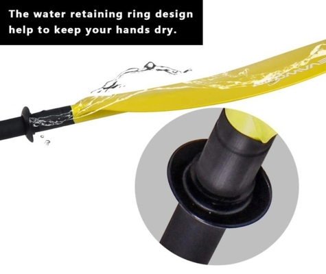 Silk Logo Leggero 2 pezzi Paddle in fibra di carbonio per laghi Fiumi Woowave regolabile