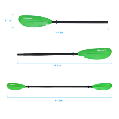 Paddle regolabili per kayak unisex per turisti Pesca e barca Remare applicabile a tutti