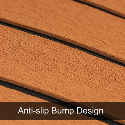 2400mm * 800mm Woowave Marine Boat Decking Design moderno personalizzato con adesivi 3M
