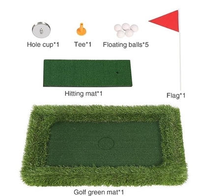 Giochi di golf a piscina Golf galleggiante Verde per piscina Accessoiri verdi 1* Coppa a buco inossidabile