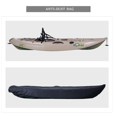 130 kg/287 lbs Capacità di carico WOOWAVE Canoa Kayak Vela Perfetta per laghi Fiumi Emozione