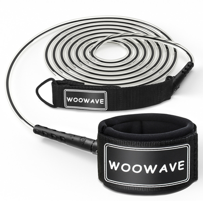 0.16-0.4kg SUP e Kayak Paddle Board Surf Leash con cinghia a polso imbottito a uno strato