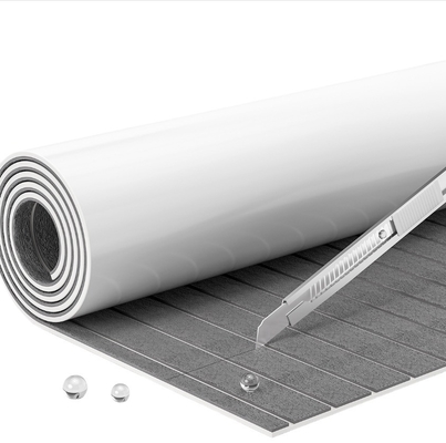 Grey Woowave EVA Boat Deck Sheet Board Accessori da yacht 5mm Foam Decking Pavimenti Matte con autoadesivo