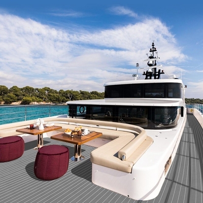 Grey Woowave EVA Boat Deck Sheet Board Accessori da yacht 5mm Foam Decking Pavimenti Matte con autoadesivo