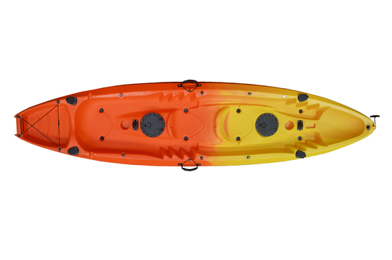 Materiale LLDPE/HDPE 2 persone Canoa per famiglia Kayaking Woowave Gradient Fishing Kayak