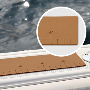 48'*4' EVA Soft Fish Ruler per la pesca in mare Oceano WOOWAVE Accessori essenziali per la pesca
