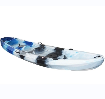 Woowave 2 persone Kayak da pesca HDPE Sedere in cima Kayak Canoa 370*87*33cm Dimensione del pacchetto