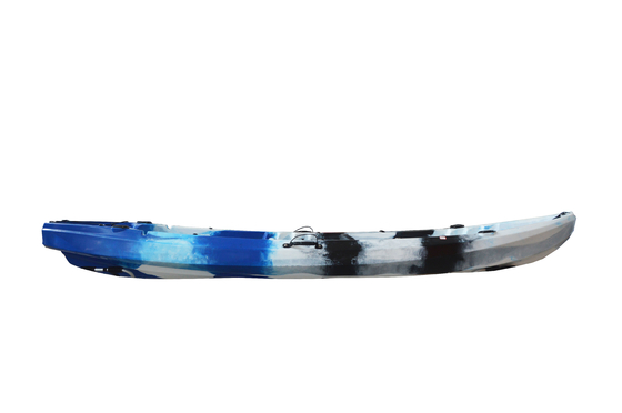 Woowave 2 persone Kayak da pesca HDPE Sedere in cima Kayak Canoa 370*87*33cm Dimensione del pacchetto