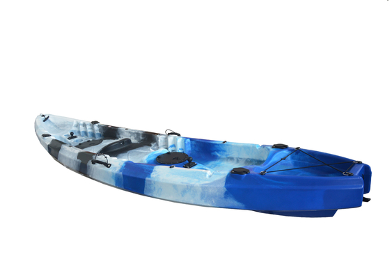 Woowave 2 persone Kayak da pesca HDPE Sedere in cima Kayak Canoa 370*87*33cm Dimensione del pacchetto