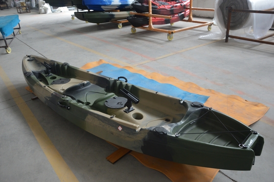 Capacità di carico 300 kg/661 lbs Army Green Tandem Kayak per Laghi Fiumi Pesca Woowave