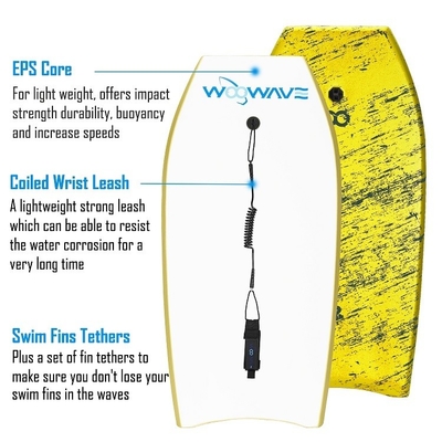 Bodyboard in EPS per sport acquatici Peso 120-188lbs 55kg-85kg Progettazione professionale