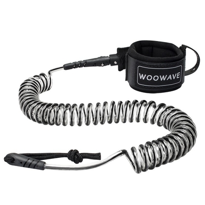 Strappo per polso imbottito a strato singolo Tavolo da surf Leash Woowave Design 5,5 mm/7 mm/8 mm di diametro