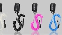 Polyurethane nero 7ft Surf Leash Padded Wrist Strap per Stand Up Paddle Boarding