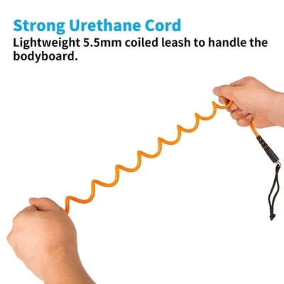 OEM Leash leg rope con bobina di poliuretano per surfboard e SUP board