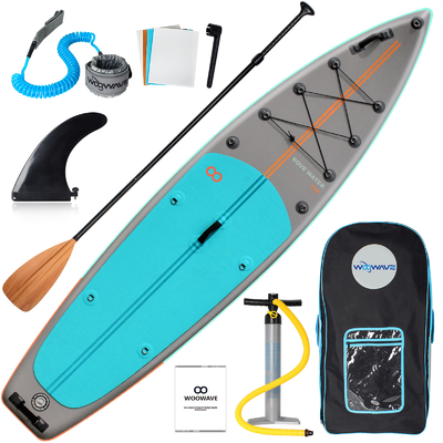 Corsa leggera da 11'6&quot; x 31'5&quot; x 6&quot; con guinzaglio da surf e Paddle Board colore personalizzato