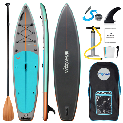 Corsa leggera da 11'6&quot; x 31'5&quot; x 6&quot; con guinzaglio da surf e Paddle Board colore personalizzato