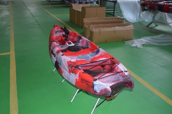 Materiale dello scafo LLDPE Woowave 2.2m Personalizzato Safety Plastic Sit-on-Top Kayak per 1 persona