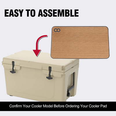 24 pollici adesivo Teak Soft Foam EVA Mat per RTIC 45 Cooler Pad Multifunzionale Design