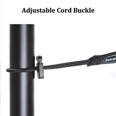 Logo di gomma Woowave Multicolore Kayak di pesca Paddle Leash con corda arrotolata 61.42 pollici
