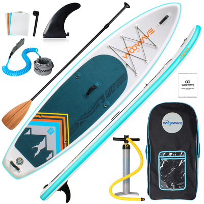 Laghi Fiumi Occasione Woowave Paddle gonfiabile SUP Board con accessori Sup Leash