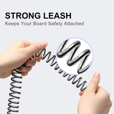 5.5mm/7mm/8mm/OEM Diametro Modello solido Tipo surfboard Leash avvolto per Paddleboard