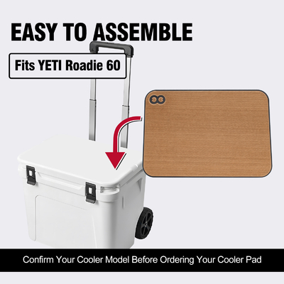 Non scivolo Custom EVA Soft Foam Mat per Cooler Box 22.05*14.88 pollici su YETI Roadie 60