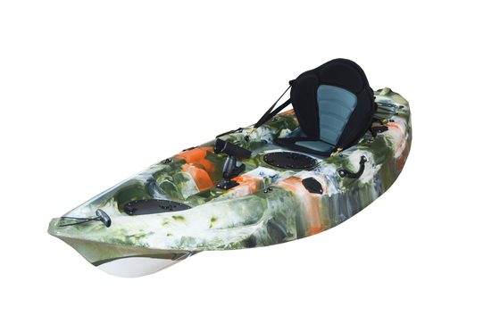 2.7M Adulto Canoe Kayak Sedere in cima di plastica Pesca di mare Kayak 20kg/44lbs NO gonfiabile