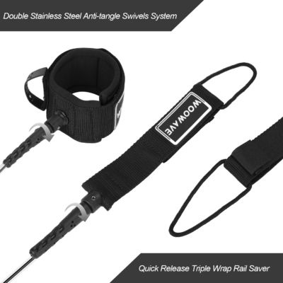 Logo personalizzato Leash avvolto per surfboard Woowave Upgrade Usato per windsurf