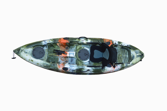2.7M Adulto Canoe Kayak Sedere in cima di plastica Pesca di mare Kayak 20kg/44lbs NO gonfiabile