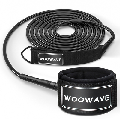 Acciaio inossidabile doppio giratore 6'7'8'9'10'11' corda per gambe personalizzata TPU surfboard surf leash