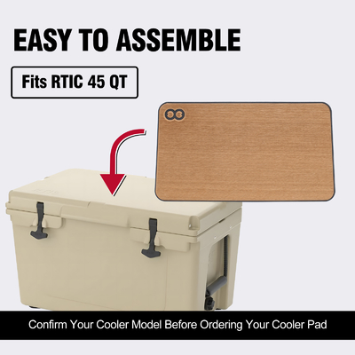 Comodo EVA cuscino Ice Box Pad Non Slip Cooler Pad per RTIC 45 23.82 * 13.27 pollici