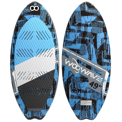 49' Wakesurf Glass Stand Up Paddle Board Surfboard Blu Applicabile Persone Unisex