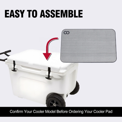 25.08*15.51inch Grigio Teak EVA Pad di schiuma Waterproof Mat per Cooler Box Pad di isolamento