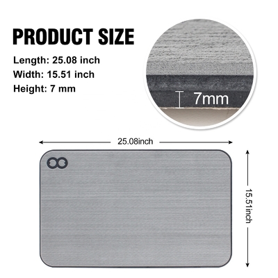 25.08*15.51inch Grigio Teak EVA Pad di schiuma Waterproof Mat per Cooler Box Pad di isolamento