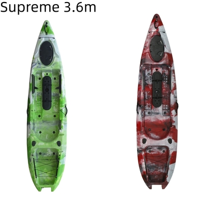 Barca a remi in HDPE da 3,6 m con sedile a padella per 1 persona