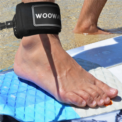 TPU 10ft Surfboard Leash di surf con logo di gomma/logo di seta 0,16-0,4 kg
