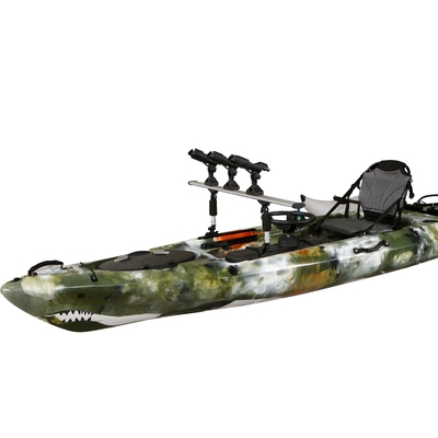 395*92*35cm Kayak da pesca singolo Woowave Design con pedalata e motore elettrico