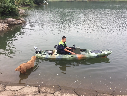 395*92*35cm Kayak da pesca singolo Woowave Design con pedalata e motore elettrico