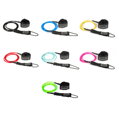 Shortboard Essential 6'7'8'9'10'11'12' Double Swivel Surf Leash per gli sport acquatici