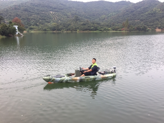 395*92*35cm Kayak da pesca singolo Woowave Design con pedalata e motore elettrico
