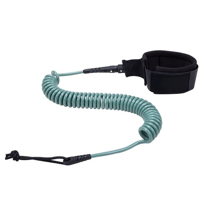 Guinzaglio da surfboard resistente Guinzaglio da surf avvolto Guinzaglio da surf per surf Leg Rope Knee Rope Nero