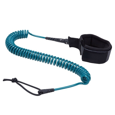 Guinzaglio da surfboard resistente Guinzaglio da surf avvolto Guinzaglio da surf per surf Leg Rope Knee Rope Nero