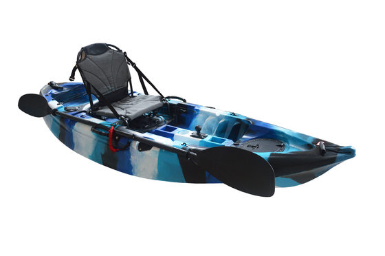 Scopri la bellezza dei laghi e dei fiumi con il nostro blu camouflage kayak da una persona di 2,7 metri