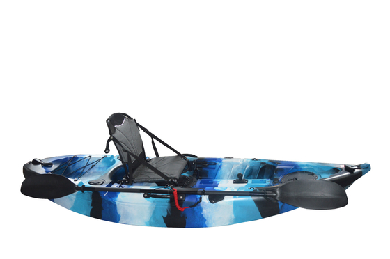 Scopri la bellezza dei laghi e dei fiumi con il nostro blu camouflage kayak da una persona di 2,7 metri