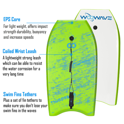 Moderno Bodyboard da 36' per adulti Bodyboard con EPS Core Woowave Moda Sport acquatici