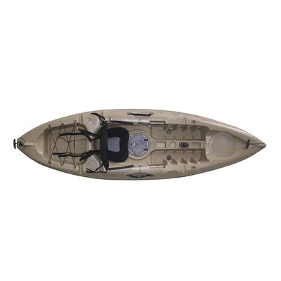 Kayak da pesca in HDPE di 2,7 metri grigio per il turismo e il canottaggio entro 90 caratteri
