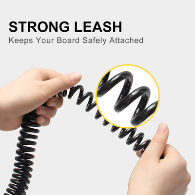 WOOWAVE Coiled Paddle Board Leash La soluzione di sicurezza per i laghi e i fiumi