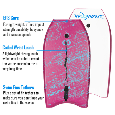 IXPE XPE Body Boarding per bambini e adulti 1.96 pollici di spessore materiale di schiuma leggero